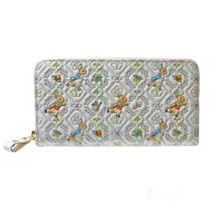 ラウンド長財布 ピーターラビット 【フレンズ】 革 長財布 サイフ