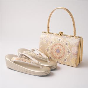 一澤信三郎帆布 利休バッグ《 七宝柄》 ハンドバッグ 和装小物 京都