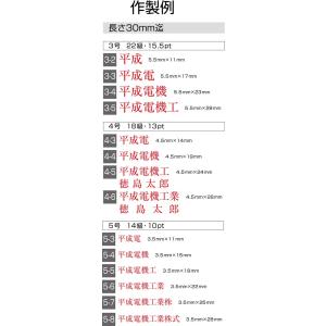 一行印 ゴム印 一行 はんこ 小 オーダー 長...の詳細画像1