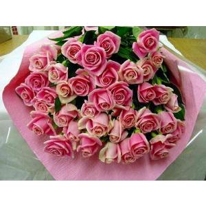 ピンクバラ【本数指定でピンクバラの花束】出来ます　バラ　生花　花束　誕生日　プレゼント　１本　価格　１本から買えます