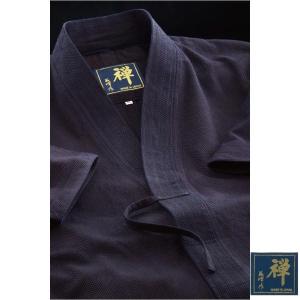 剣道着 禅 極上一剣 義峰作 ウオッシュ加工 背継仕立（2〜5号）　