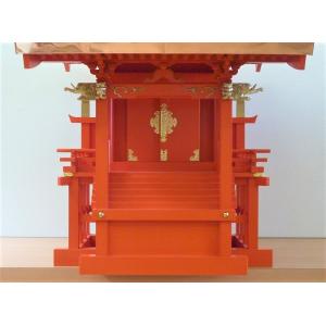 外宮 稲荷宮 朱塗 流れ屋根 束立(つかだて)...の詳細画像5
