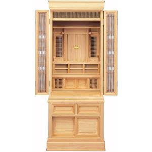 神従檀　新品未使用　62×46 神徒壇 祖霊舎 桧製 国産 45号 台付祖霊舎 台付神徒壇 御霊舎 神棚 神