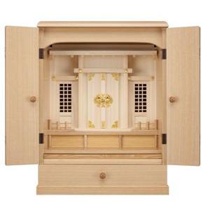 神徒壇（祖霊舎）　タモ製　国産　現代型・家具調20号　上置祖霊舎（神徒壇）　モダン祖霊舎（神徒壇）　（御霊舎　祭壇宮）