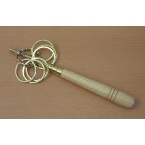 錫杖 上等品 短柄 25.7cm　密教法具・密教仏具・護摩法具・真言宗・天台宗