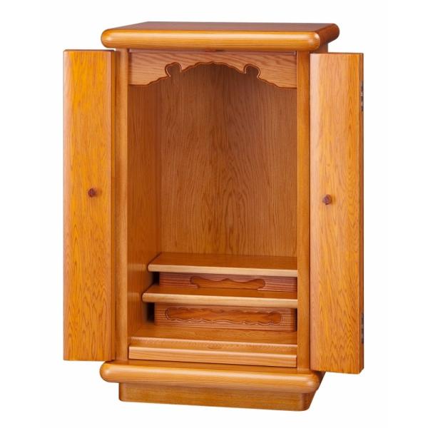 屋久杉製厨子　16 （高さ49cm）　　お厨子・厨子型仏壇・小型仏壇・屋久杉厨子・木製国産品