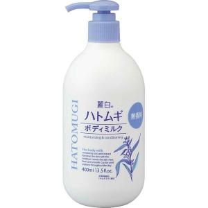 熊野油脂 麗白 ハトムギ ボディミルク 無香料タイプ 400ml 「化粧品