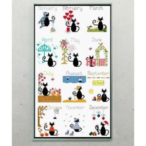 クロスステッチ 図案 猫の商品一覧 通販 Yahoo ショッピング