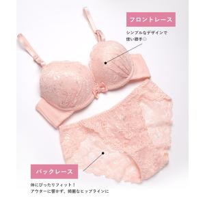 ブラジャー ショーツ セット 上下 盛りブラ ...の詳細画像2