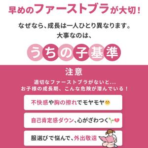ジュニアブラ ファーストブラ ブラジャー キャ...の詳細画像5