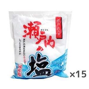 【送料無料(※東北・北海道・沖縄除く)】塩楽 瀬戸内の塩 750g×15袋入 1ケース｜sanchoku-support