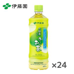 【賞味期限：2024年8月末】【送料無料(※東北・北海道・沖縄除く)】伊藤園 お抹茶入りお〜いお茶 [機能性表示食品] 600mlPET×24本入 1ケース｜sanchoku-support