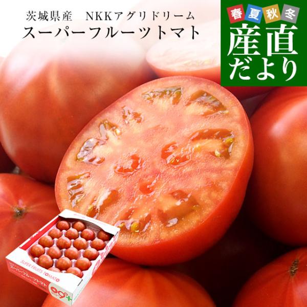 茨城県より産地直送 NKKアグリドリーム スーパーフルーツトマト 9度＋ A品 約3キロ(20玉から...