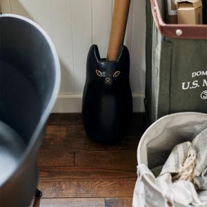 傘立て ネコ 猫 黒猫 キャット 陶器 おしゃ...の詳細画像3
