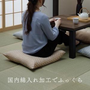 座布団 和風 5枚セット 55×59cm 銘仙...の詳細画像4