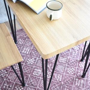 ダイニングテーブル セット 3点セット おしゃ...の詳細画像2