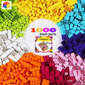 レゴ 互換 ブロック 1000ピース クラシックブロック 女の子 1000ピース クリエイティブパーツ 12色 8種類ランダム封入｜sancube