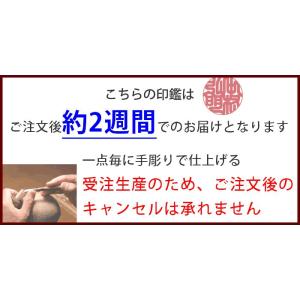 印鑑 白水牛 16.5mm×60mm 個人印 ...の詳細画像3