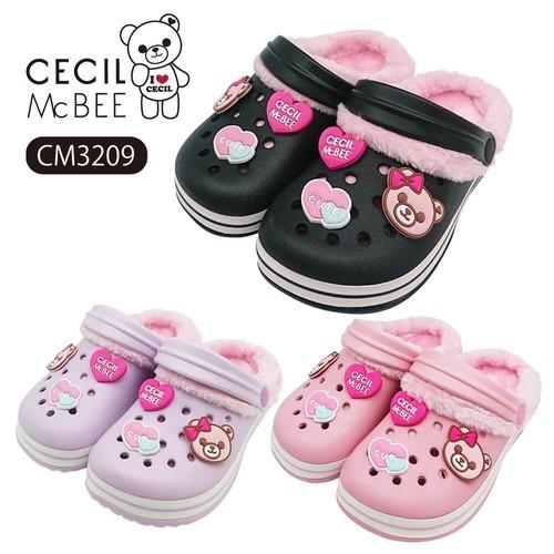 [CM3209]セシルマクビーファー付キッズクロッグサンダル