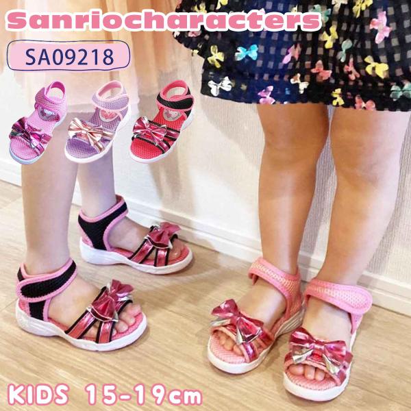 【SALE】サンリオキャラクターリボン付きキッズサンダル　SA09218