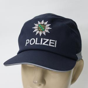 ドイツ警察. POLIZEIロゴ入りキャップ 濃紺 [ブランデンブルク州