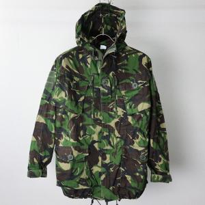 【実物本物】イギリス陸軍コンバットスモック（部隊章付） UK. WINDPROOF コンバットスモック[DPMグリーン]《実物・USED