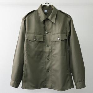 米軍 実物 ウールシャツ 後期 S USED】