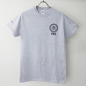 US. ポリス系Tシャツ[FBI] (グレー)　アメリカ アメリカンポリス LE 警察 POLICE...