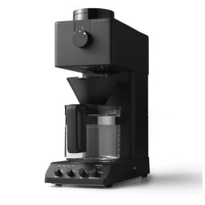 ツインバード 全自動コーヒーメーカー ミル付き CM-D465B 6カップ用 ブラック