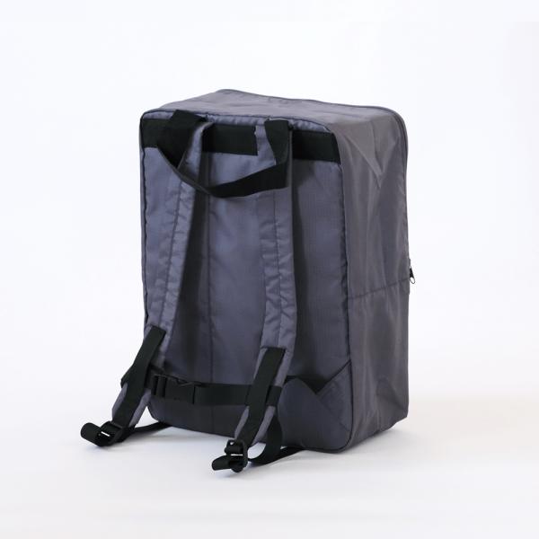 2wayリュックサック グレー　パラシュートクロス