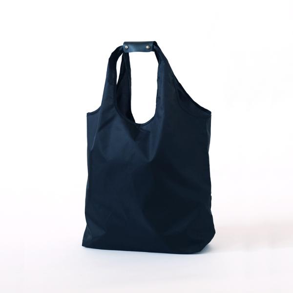 コンパクトエコバッグ（BLACK×BLACK）10cm