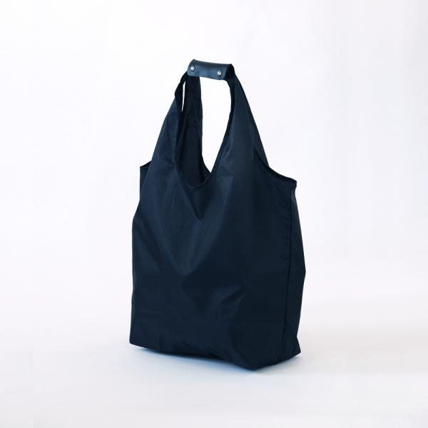 コンパクトエコバッグ（BLACK×BLACK）15.5cm