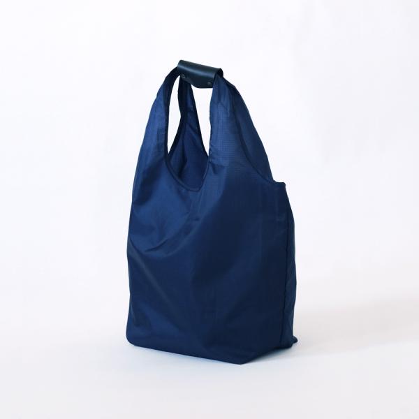 コンパクトエコバッグ（NAVY×BLACK）15.5cm