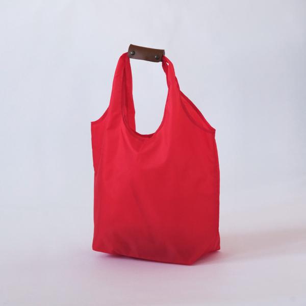 コンパクトエコバッグ（RED)15.5cm