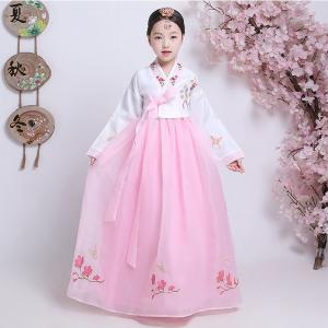 韓国民族衣装 チマチョゴリ 韓服 全6色 鳥 花 蝶 刺繍