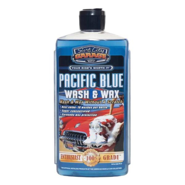 カーシャンプー　ワックス　パシフィックブルー　16oz