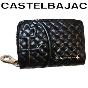 新品 定価14,300円 カステルバジャック 牛革 キーケース 小銭入れ 黒 CASTELBAJAC カステルバジャック 牛革 キーケース 小銭入れ