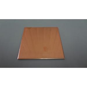 無酸素銅板　Ｃ1020　板厚2ｍｍ　100ｍｍｘ100ｍｍ　生地　　