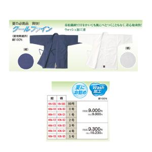 フジダルマ　クールファイン道衣　剣道着　紺・白