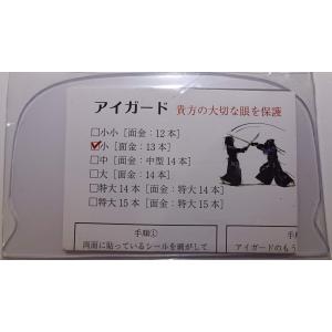 【送料無料】アイガード サイズ 小・中・大 剣...の詳細画像1