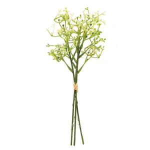 造花 アーティフィシャルフラワー　バターウィードピック（１束３本） ホワイトグリ−ン a-34189-052 【ascaアスカ】