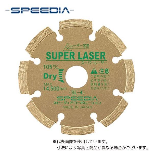 スピーディア(SPEEDIA) スーパーレーザー / 乾式ダイヤモンドカッター(セグメントタイプ) ...