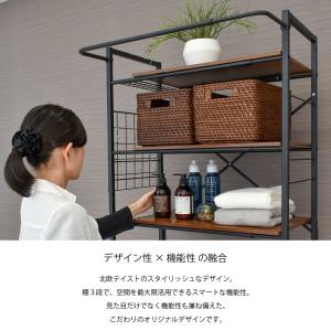 ランドリーラック 洗濯機ラック ランドリー収納...の詳細画像1