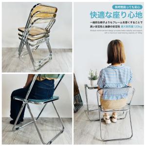 クリアチェア デスク セット 完成品 韓国 人...の詳細画像5