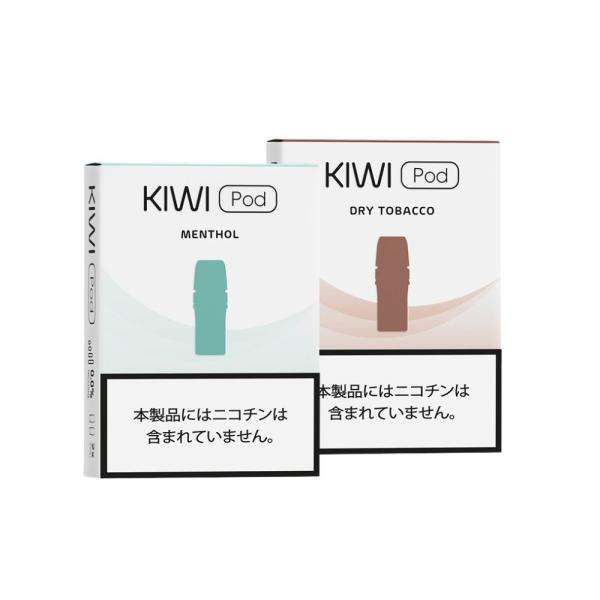KIWI Spark POD カートリッジ 1.8ml 300パフ 2個入り Dry Tobacco...