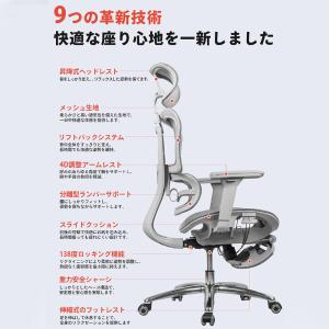 オフィスチェア 椅子 フルメッシュチェア メッ...の詳細画像2