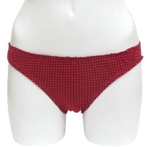 レディース TOMMY HILFIGER トミーヒルフィガー Rouched Bikini(Red Pin Dot) アンダーウェア/ビキニタイプ・インナー｜Select Shop サンファン Yahoo!店