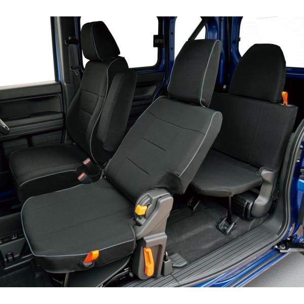 シートカバー 防水 撥水 布製 JJ1 JJ2 ホンダ N-VAN 専用 M4-68 ウォータープル...