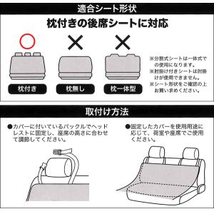 シートカバー 防水 デオ 軽自動車 普通車 ミ...の詳細画像4
