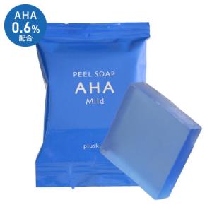 ピールソープ AHA グリコール酸 0.6%配合 ミニ 10g お試し ピーリング石鹸 敏感肌 乾燥肌 角質 ピーリング石鹸 洗顔石けん プラスキレイ 2個購入でもう1個｜sangakushop